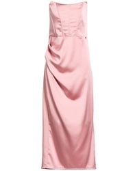 Rinascimento - Antique Rose Midi Dress Polyester, Elastane - Lyst
