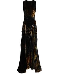 Vivienne Westwood - Maxi Dress Viscose, Silk - Lyst