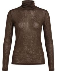 White Wise - T-Shirt Viscose, Nylon, Cashmere, Elastane - Lyst