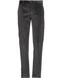 Liu Jo - Charcoal Pants Cotton, Elastane - Lyst