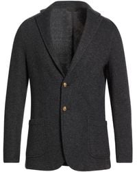 Paoloni - Charcoal Blazer Wool, Polyamide - Lyst