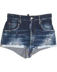 DSquared² - Denim Shorts - Lyst