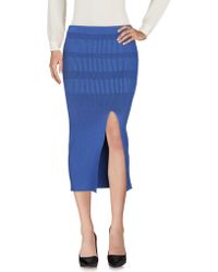 Pinko Falda a media pierna - Azul