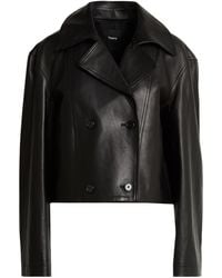 Theory - Jacket Lambskin - Lyst