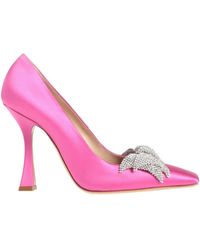 Casadei - Fuchsia Pumps Textile Fibers - Lyst
