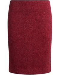 Amina Rubinacci - Mini Skirt Wool, Silk, Synthetic Fibers - Lyst