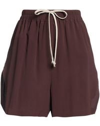 Rick Owens - Shorts & Bermuda Shorts Acetate, Silk - Lyst