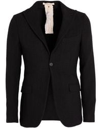 Messagerie - Blazer Cotton, Polyester, Linen - Lyst