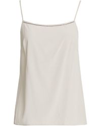 Peserico - Top Silk, Elastane - Lyst