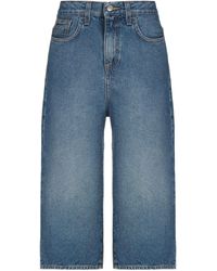 Damen Bekleidung Jeans Capri-Jeans und cropped Jeans Roy Rogers Denim Cropped Jeans in Grün 