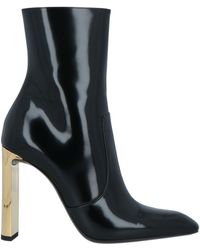 Saint Laurent - Auteuil Heeled Ankle Boots - Lyst