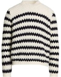 Roberto Collina - Ivory Sweater Baby Alpaca Wool, Polyamide, Wool - Lyst