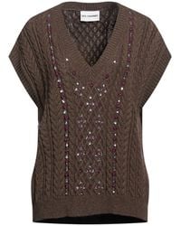 DES_PHEMMES - Dark Sweater Polyamide, Wool, Viscose, Cashmere, Polyester - Lyst