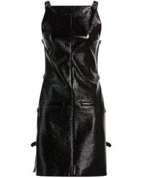 Courreges - Mini Dress Cotton, Polyurethane, Elastane - Lyst