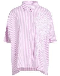 Whyci - Mauve Shirt Cotton, Nylon, Elastane - Lyst