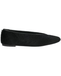 SEBAS. - Burgundy Ballet Flats Leather - Lyst