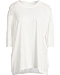Rick Owens - Ivory T-Shirt Cotton - Lyst