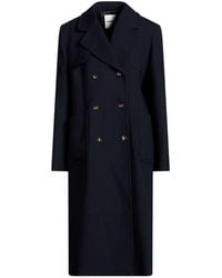 Sandro - Midnight Coat Polyester, Virgin Wool, Elastane - Lyst
