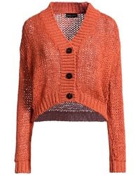 Roberto Collina - Rust Cardigan Cotton, Polyamide - Lyst