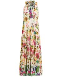 Anjuna - Maxi Dress Cotton, Silk - Lyst