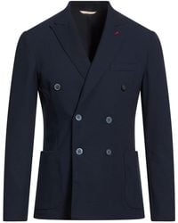 AT.P.CO - Midnight Blazer Polyester, Viscose, Elastane - Lyst
