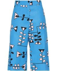 Marni Cropped Trousers - Blue
