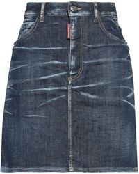 DSquared² - Denim Skirt - Lyst