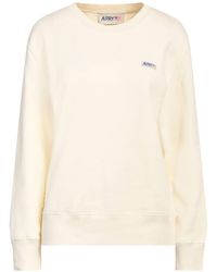 Autry - Ivory Sweatshirt Cotton, Elastane - Lyst