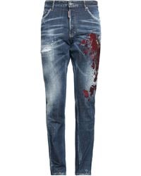 DSquared² - Jeans Cotton, Elastane, Calfskin, Aluminum - Lyst