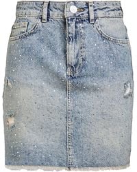 Gaelle Paris - Denim Skirt Cotton - Lyst