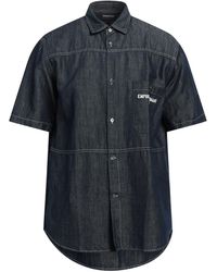 Emporio Armani - Denim Shirt - Lyst