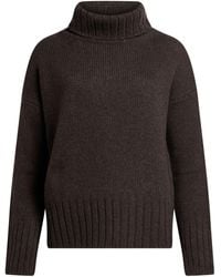 Aragona - Chocolate Turtleneck Cashmere - Lyst