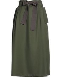 Ballantyne - Military Midi Skirt Polyester, Virgin Wool - Lyst