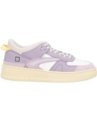 Date - Lilac Sneakers Leather - Lyst