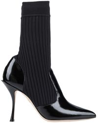 Dolce & Gabbana - Ankle Boots Calfskin, Polyester - Lyst