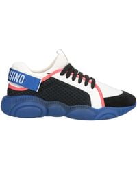 Moschino - Sneakers Leather, Textile Fibers - Lyst