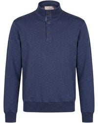 Canali - Sweatshirt Cotton, Elastane - Lyst