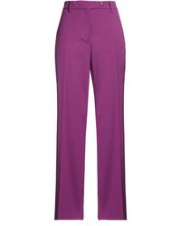 N°21 - Mauve Pants Polyester, Wool, Elastane - Lyst