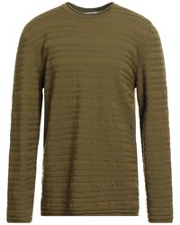 Grifoni - Military Sweater Virgin Wool - Lyst