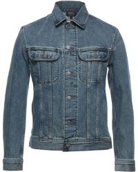 A.P.C. - Denim Outerwear - Lyst