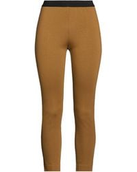 MEIMEIJ - Camel Pants Viscose, Polyamide, Elastane - Lyst