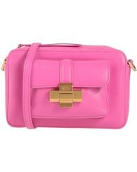 N°21 - Fuchsia Cross-Body Bag Leather - Lyst