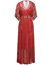 Desigual Long Dress - Red