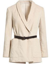 Brunello Cucinelli - Light Jacket Cotton, Leather - Lyst