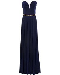 Elisabetta Franchi - Carpet Maxi Dress Viscose, Polyester, Polyamide, Elastane - Lyst