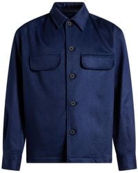 Kiton - Jacket Cashmere, Polyamide, Elastane - Lyst