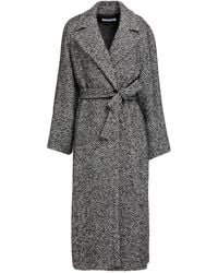 Caractere - Coat Viscose, Polyamide, Elastane, Polyacrylic, Wool - Lyst