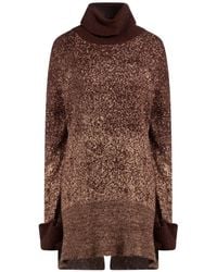 Manila Grace - Turtleneck Acrylic, Polyamide, Mohair Wool - Lyst