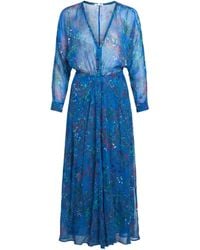 Poupette - Maxi Dress Silk - Lyst