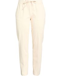 Circolo 1901 - Cream Pants Cotton, Elastane - Lyst